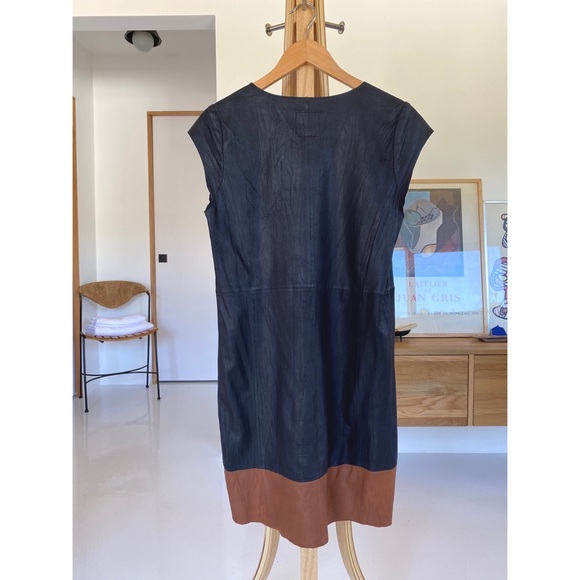 Joie Aloisa B Leather Dress - Picture 5 of 12
